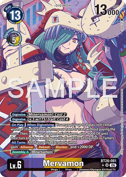 Mervamon [BT26-081] (Alternate Art) [Timeless Bonds] | Clutch Gaming