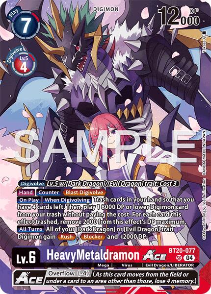 HeavyMetaldramon ACE [BT20-077] [Limited Card Pack -Final Crest-] | Clutch Gaming
