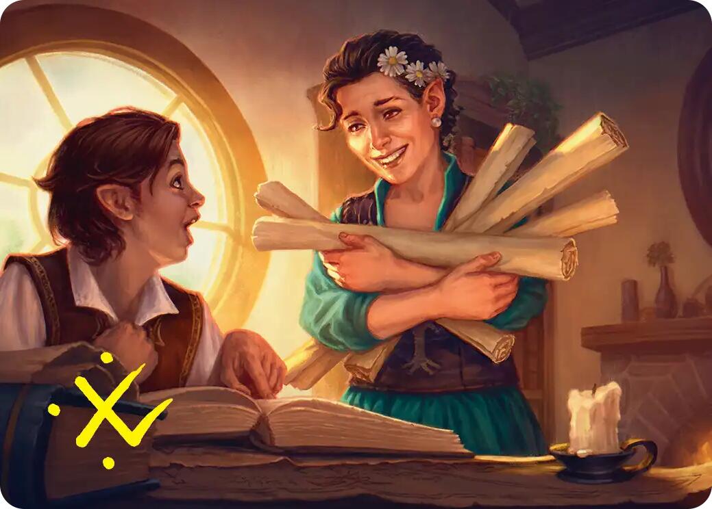 Belladonna Took Art Card (Gold-Stamped Signature) [The Hobbit Art Series] | Clutch Gaming
