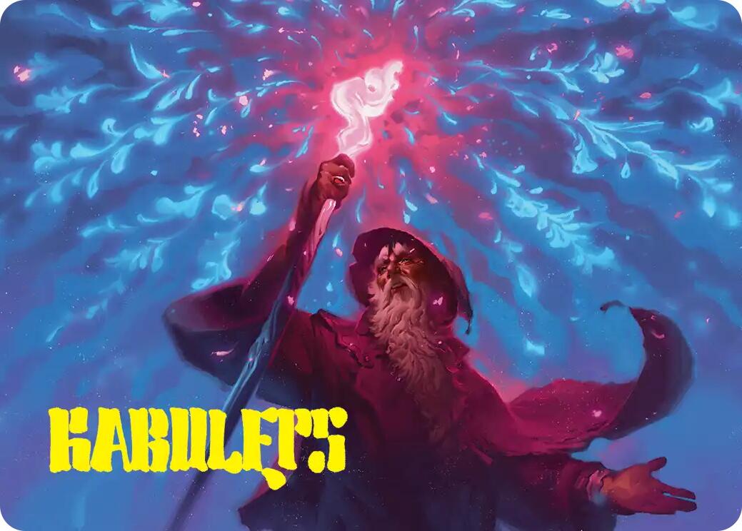 Wizard's Staff Art Card (Gold-Stamped Signature) [The Hobbit Art Series] | Clutch Gaming