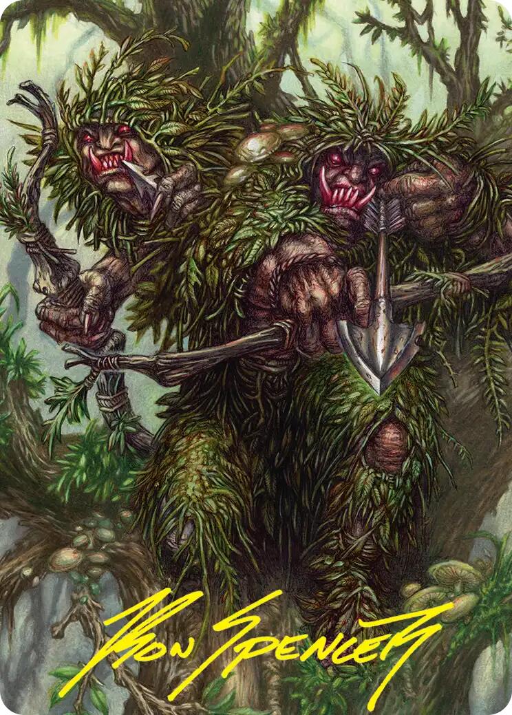 Orcish Bowmasters Art Card (Gold-Stamped Signature) [The Hobbit Art Series] | Clutch Gaming