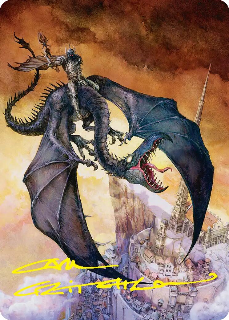 Witch-king, Bringer of Ruin Art Card (Gold-Stamped Signature) [The Hobbit Art Series] | Clutch Gaming