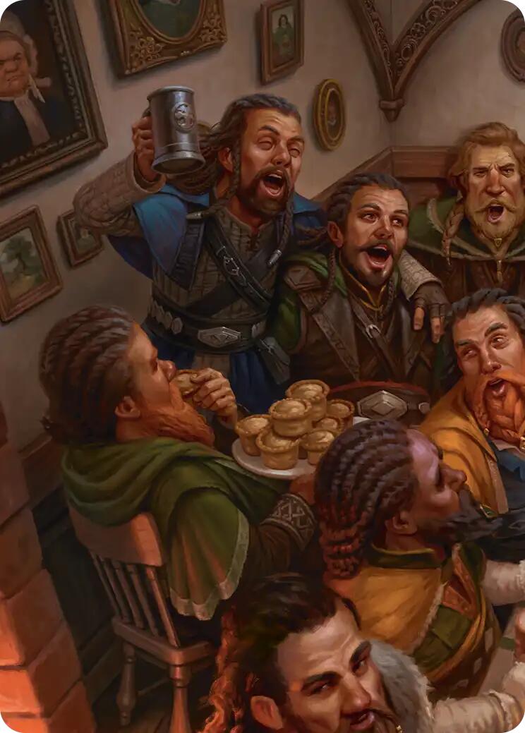 Fili and Kili, Joyous Art Card (1/12) [The Hobbit Art Series] | Clutch Gaming