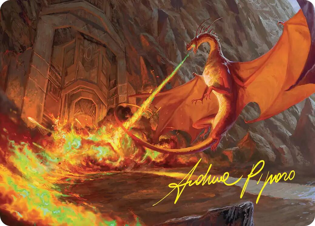 Smaug's Fury Art Card (Gold-Stamped Signature) [The Hobbit Art Series] | Clutch Gaming