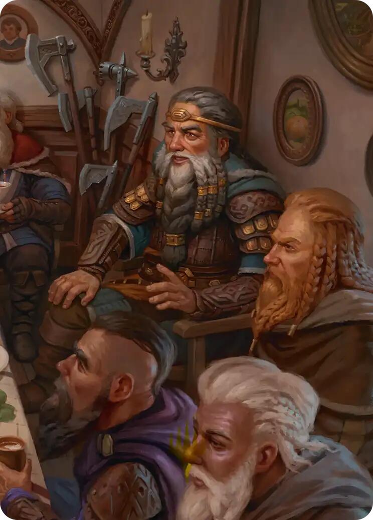 Thorin, King of Durin's Folk Art Card (3/12) [The Hobbit Art Series] | Clutch Gaming