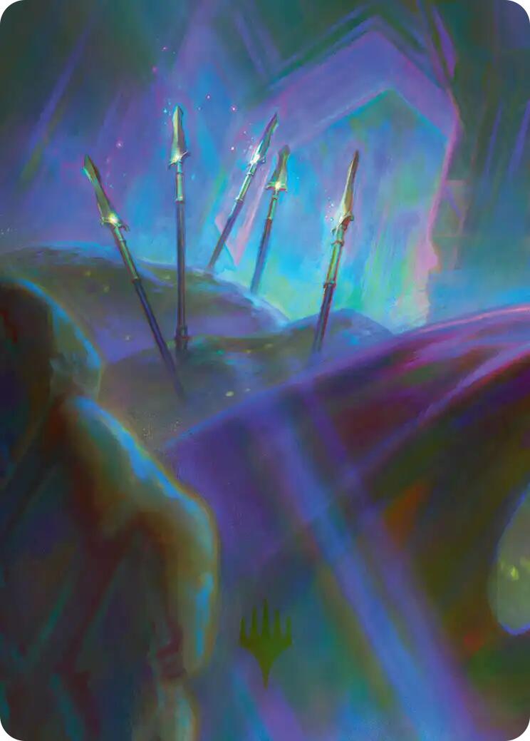 Long-Lost Lances Art Card (7/12) [The Hobbit Art Series] | Clutch Gaming