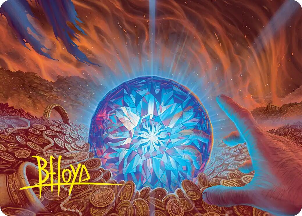 The Arkenstone Art Card (Gold-Stamped Signature) [The Hobbit Art Series] | Clutch Gaming