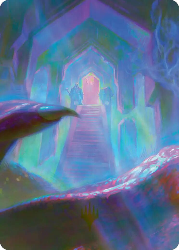 Dragon-Cursed Halls Art Card (8/12) [The Hobbit Art Series] | Clutch Gaming