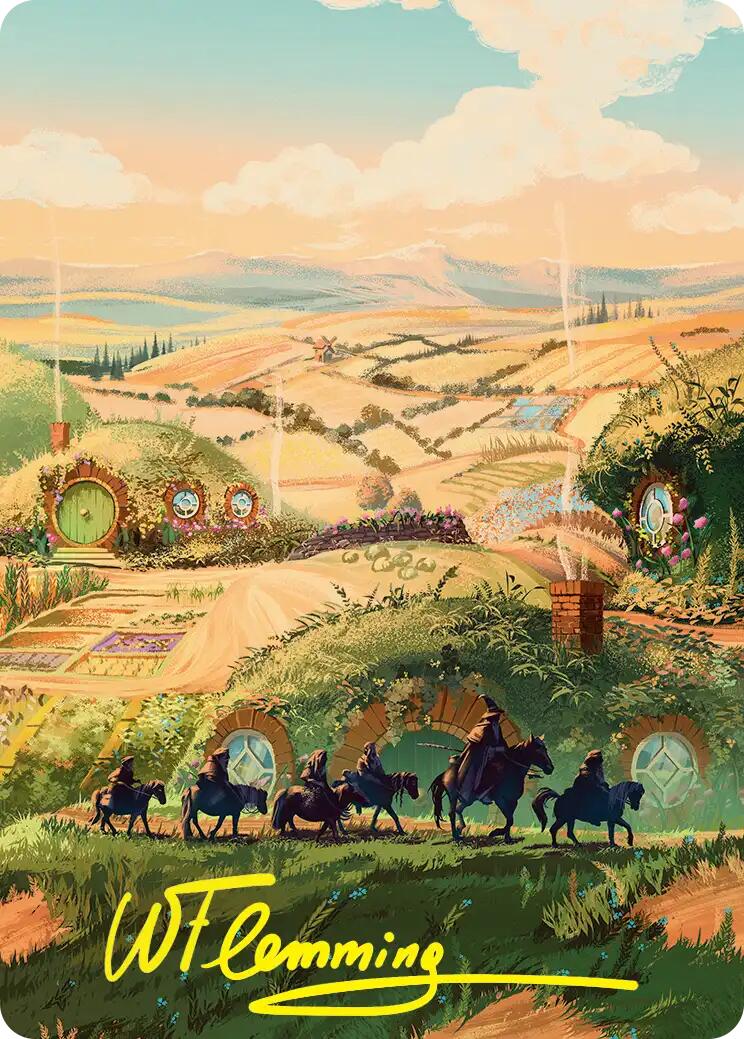 Plains Art Card (Gold-Stamped Signature) [The Hobbit Art Series] | Clutch Gaming