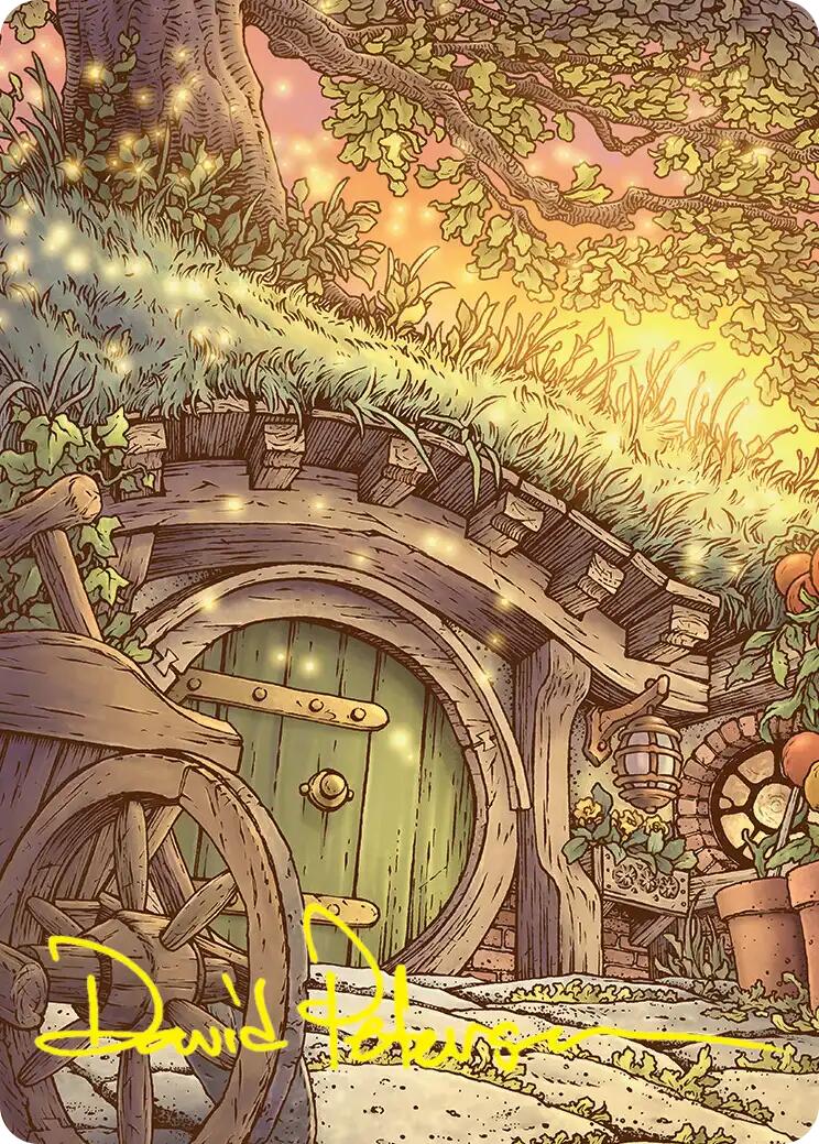 Plains (Summer) Art Card (Gold-Stamped Signature) [The Hobbit Art Series] | Clutch Gaming