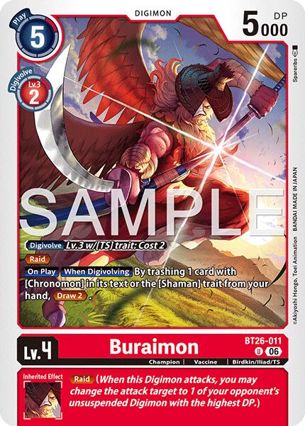 Buraimon [BT26-011] [Timeless Bonds] | Clutch Gaming