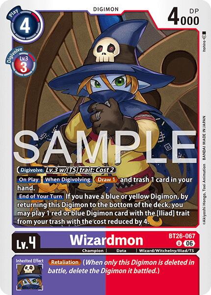 Wizardmon [BT26-067] [Timeless Bonds] | Clutch Gaming