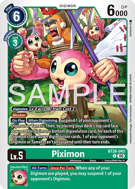 Piximon [BT26-043] [Timeless Bonds] | Clutch Gaming