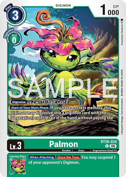 Palmon [BT26-034] [Timeless Bonds] | Clutch Gaming