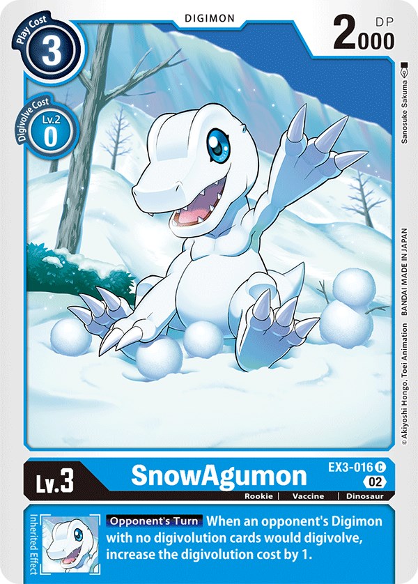 SnowAgumon [EX3-016] [Draconic Roar] | Clutch Gaming