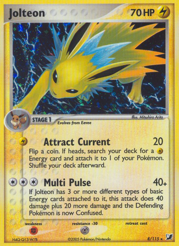 Jolteon (8/115) [EX: Unseen Forces] | Clutch Gaming