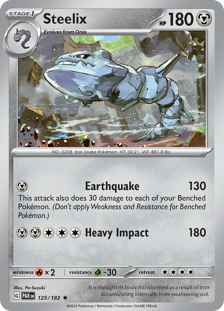 Steelix (125/182) [Scarlet & Violet: Paradox Rift] | Clutch Gaming