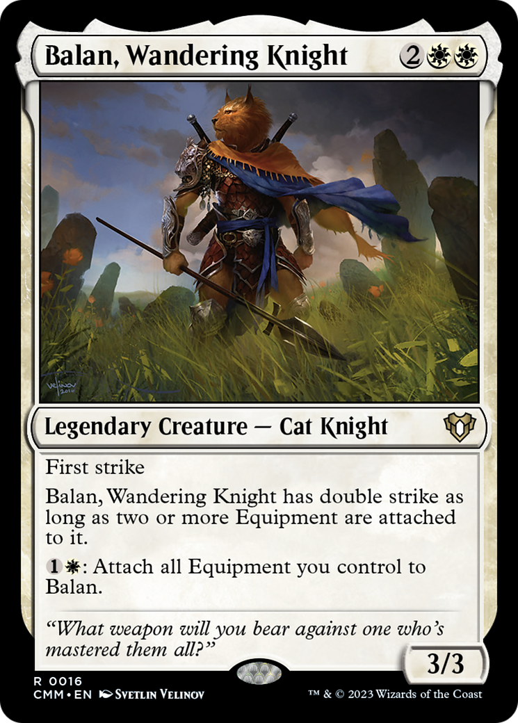 Balan, Wandering Knight [Commander Masters] | Clutch Gaming