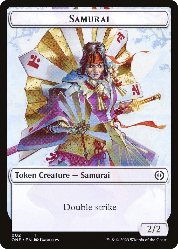 Samurai Token [Phyrexia: All Will Be One Tokens] | Clutch Gaming