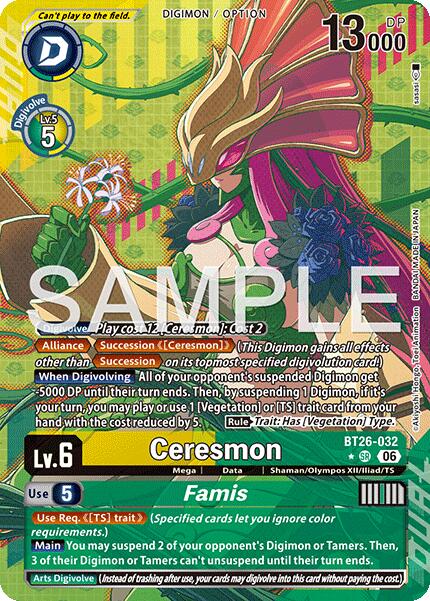 Ceresmon // Famis [BT26-032] (Alternate Art) [Timeless Bonds] | Clutch Gaming