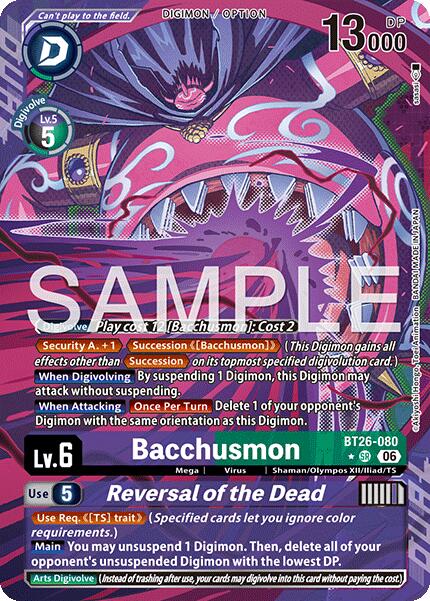 Bacchusmon // Reversal of the Dead [BT26-080] (Alternate Art) [Timeless Bonds] | Clutch Gaming