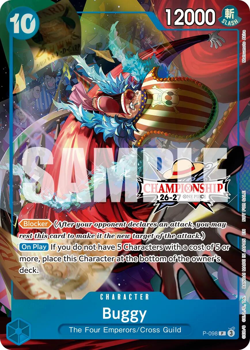 Buggy (CS 26-27 Event Pack) [One Piece Promotion Cards] | Clutch Gaming