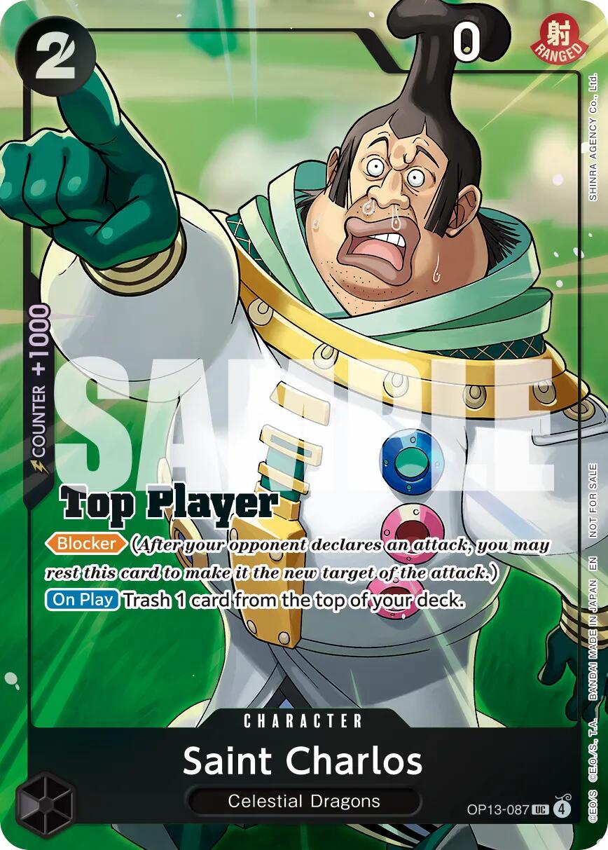 Saint Charlos (CS 26-27 Top Player Pack Vol. 1) [One Piece Promotion Cards] | Clutch Gaming