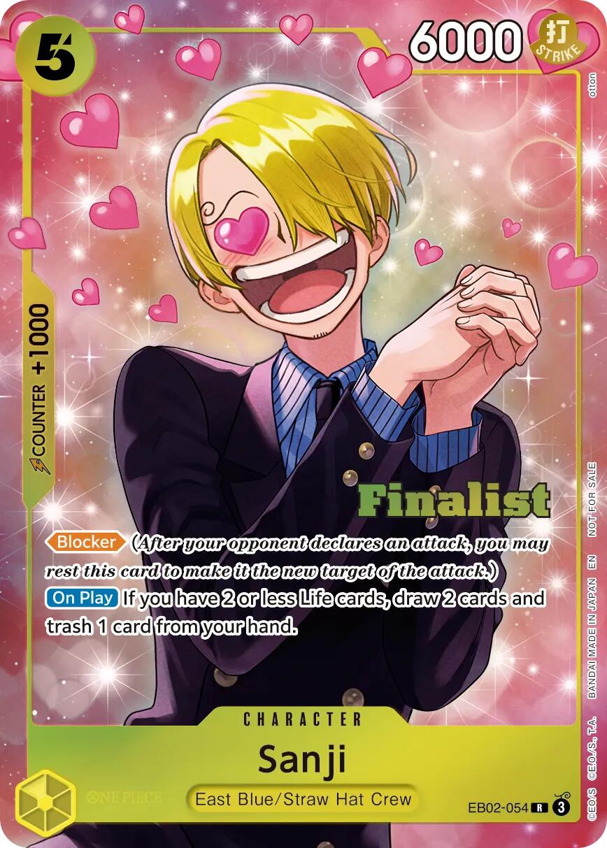 Sanji (CS 26-27 Finalist Card Set Vol. 1) [One Piece Promotion Cards] | Clutch Gaming