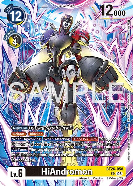 HiAndromon [BT26-058] [Timeless Bonds] | Clutch Gaming