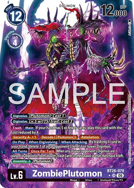ZombiePlutomon [BT26-079] (Alternate Art) [Timeless Bonds] | Clutch Gaming