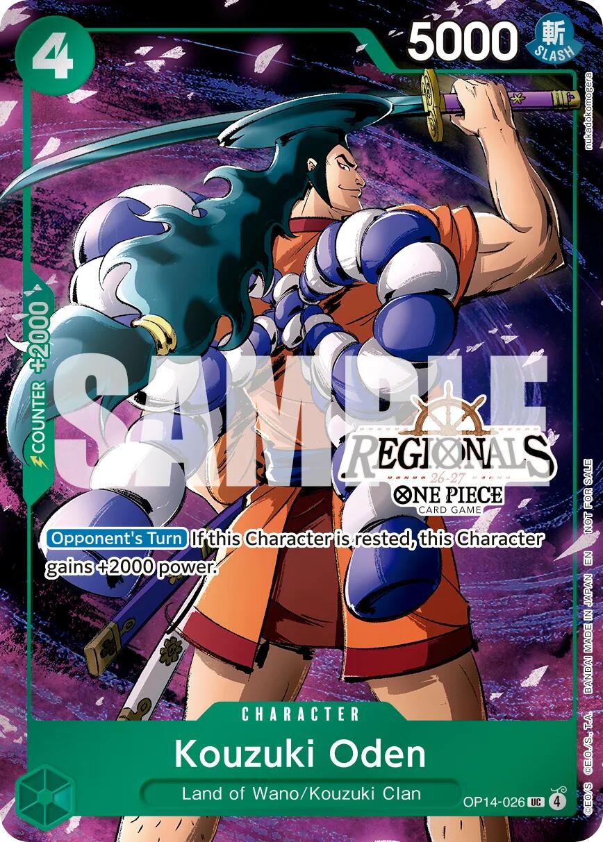 Kouzuki Oden (Regional Participation Pack 2026 Vol.2) [One Piece Promotion Cards] | Clutch Gaming