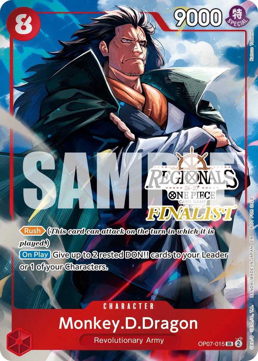 Monkey.D.Dragon (Regionals Finalist Card Set 26-27 Vol.2) [One Piece Promotion Cards] | Clutch Gaming