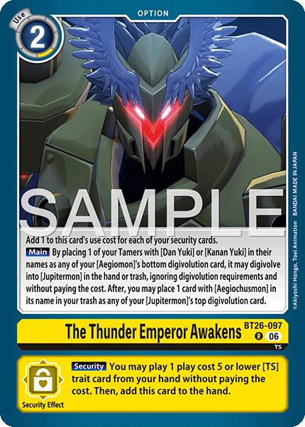 The Thunder Emperor Awakens [BT26-097] [Timeless Bonds] | Clutch Gaming
