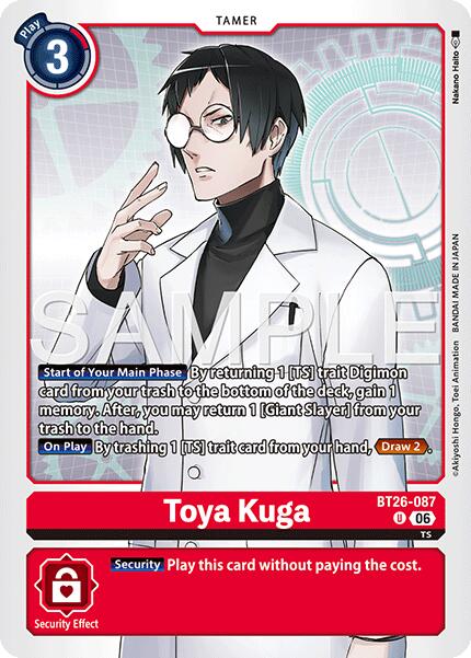 Toya Kuga [BT26-087] [Timeless Bonds] | Clutch Gaming
