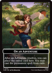On an Adventure // Enduring Story Double Sided Token [The Hobbit Tokens] | Clutch Gaming