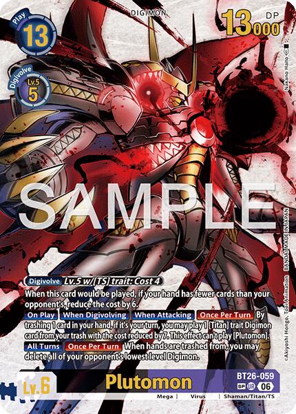 Plutomon [BT26-059] (SP) [Timeless Bonds] | Clutch Gaming