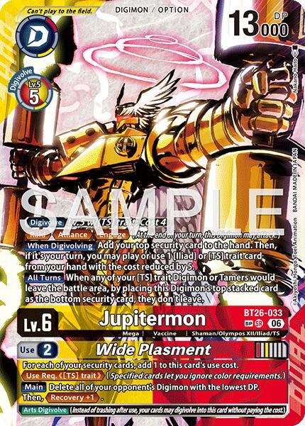 Jupitermon // Wide Plasment [BT26-033] (SP) [Timeless Bonds] | Clutch Gaming
