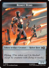 Robot Hero // Villain Double-Sided Token [Marvel Super Heroes Commander Tokens] | Clutch Gaming