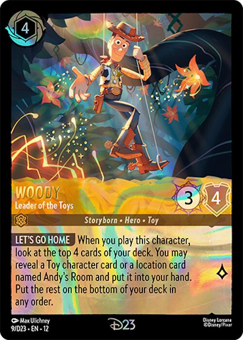 Woody - Leader of the Toys (9) [D23 Promos] | Clutch Gaming
