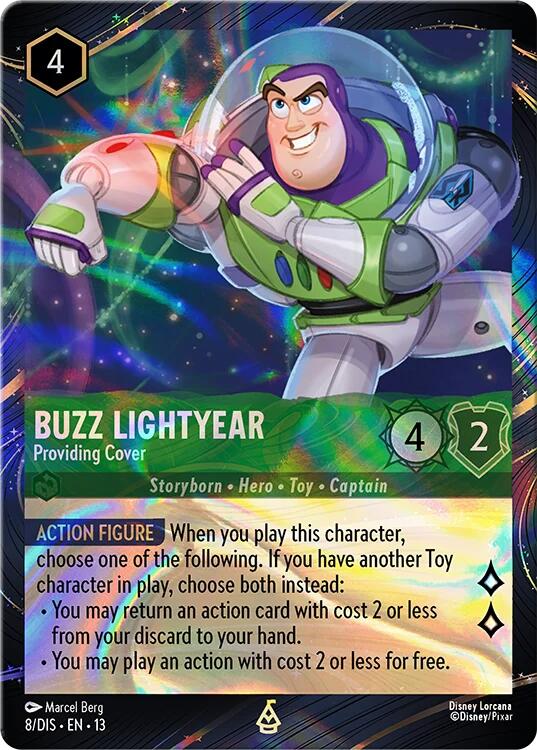 Buzz Lightyear - Providing Cover (Magical Places Promo) (8) [Promo Cards] | Clutch Gaming