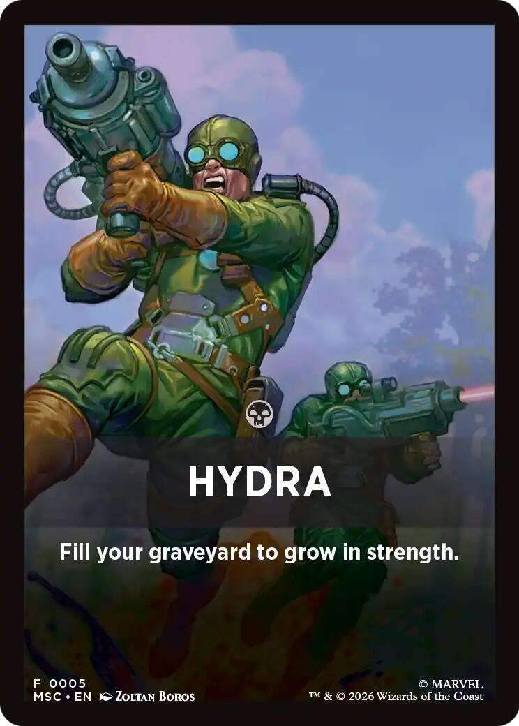 Hydra Theme Card (0005) [Marvel Super Heroes Commander] | Clutch Gaming