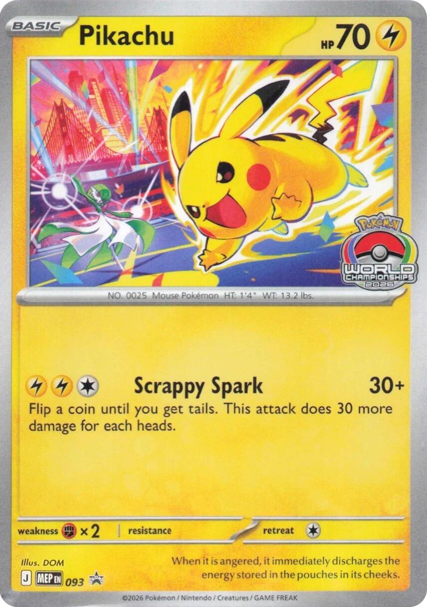 Pikachu (093) [Mega Evolution Promo] | Clutch Gaming