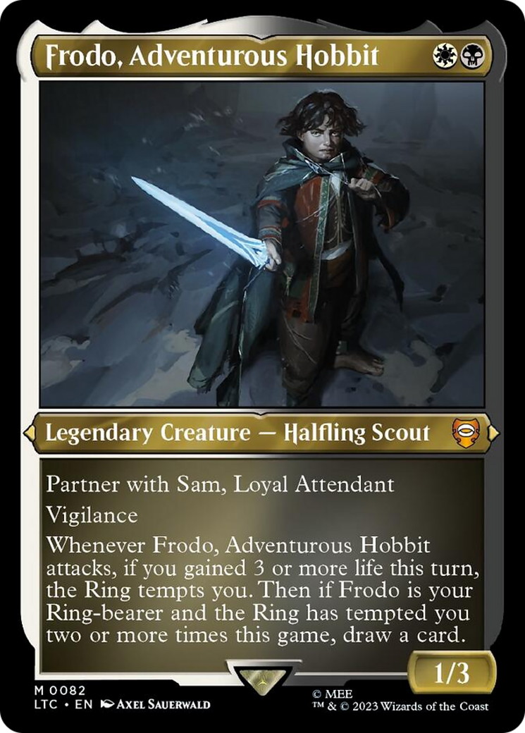 Frodo, Adventurous Hobbit (Display Commander) [The Lord of the Rings: Tales of Middle-Earth Commander] | Clutch Gaming