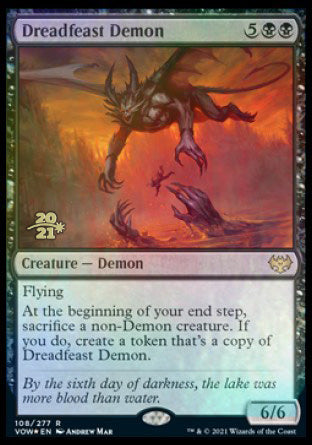 Dreadfeast Demon [Innistrad: Crimson Vow Prerelease Promos] | Clutch Gaming