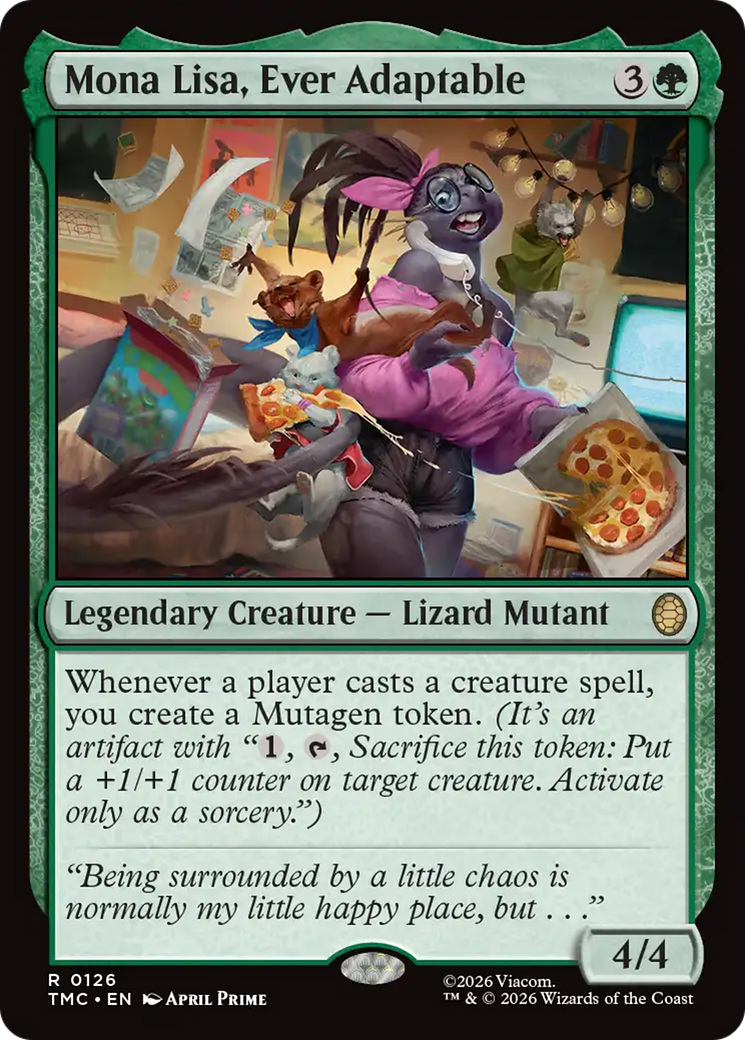 Mona Lisa, Ever Adaptable [Teenage Mutant Ninja Turtles Commander] | Clutch Gaming