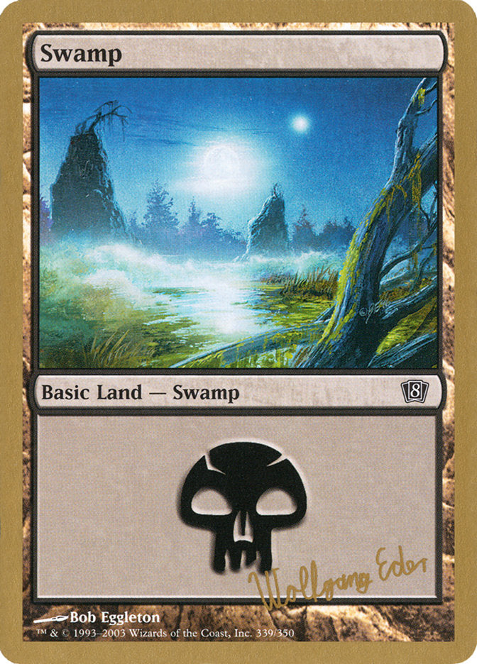 Swamp (we339) (Wolfgang Eder) [World Championship Decks 2003] | Clutch Gaming