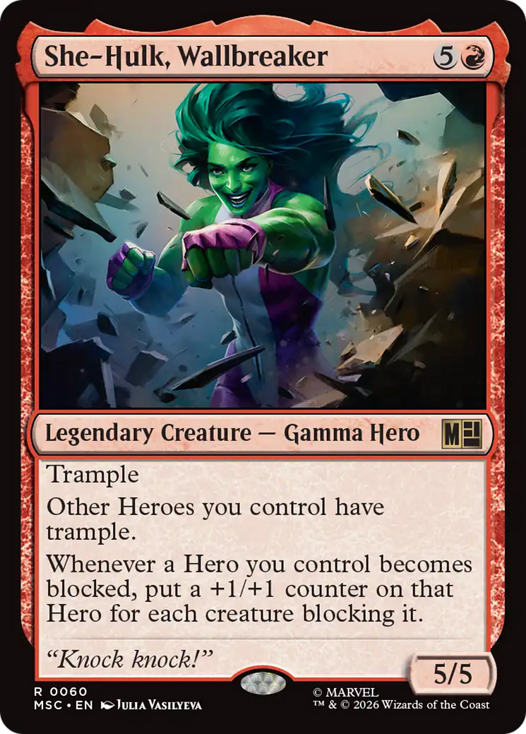 She-Hulk, Wallbreaker [Marvel Super Heroes Commander] | Clutch Gaming