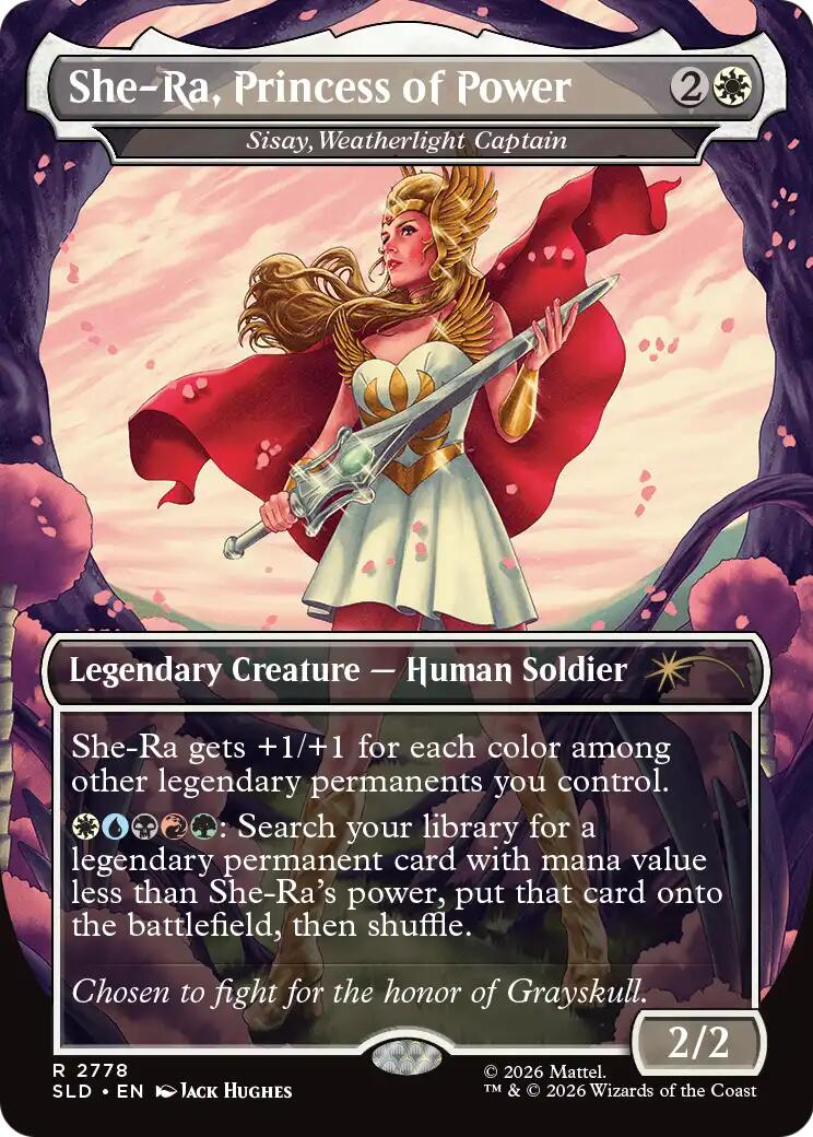She-Ra, Princess of Power - Sisay, Weatherlight Captain [Secret Lair Drop Series] | Clutch Gaming