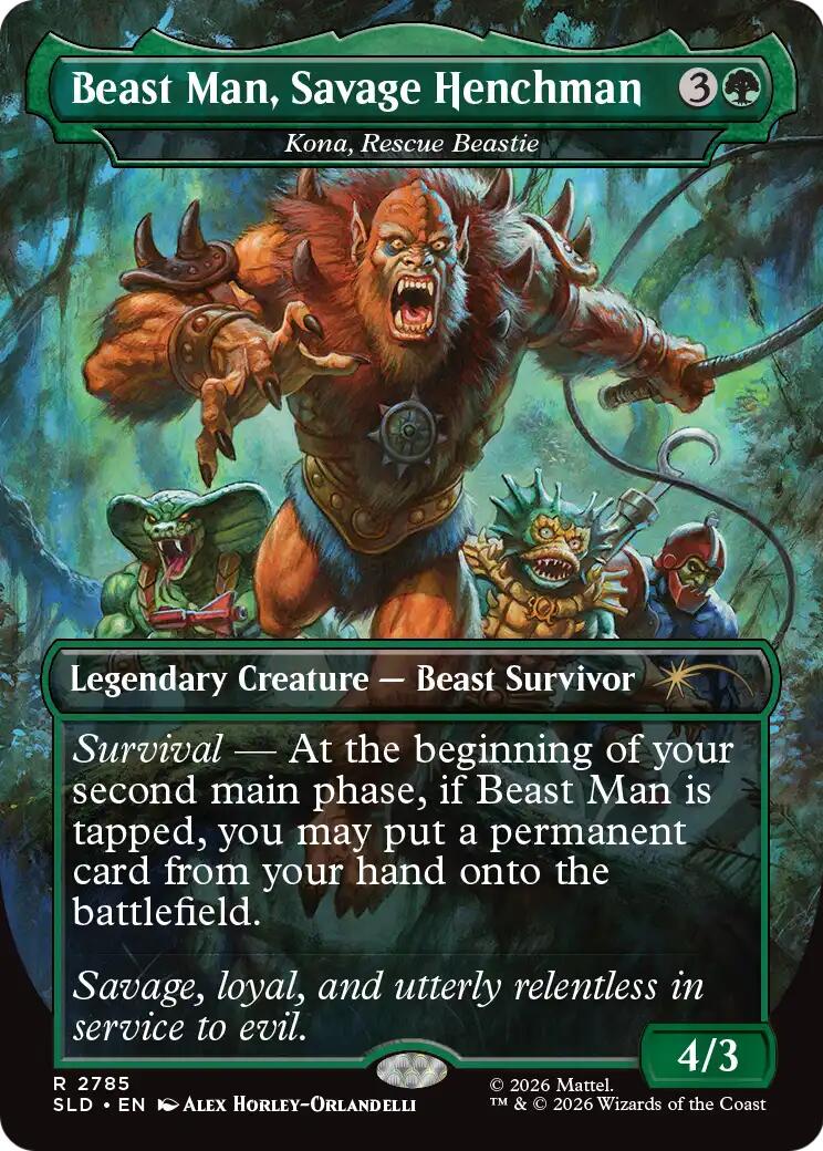 Beast Man, Savage Henchman - Kona, Rescue Beastie [Secret Lair Drop Series] | Clutch Gaming
