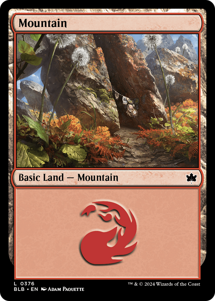 Mountain (0376) [Bloomburrow] | Clutch Gaming